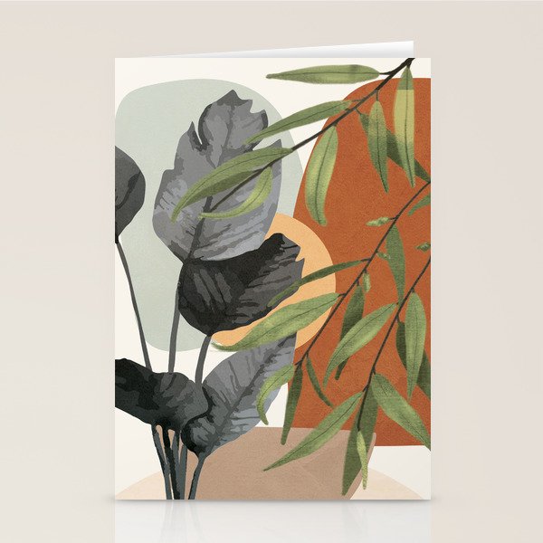 Sunset Flora 02 Stationery Card Gallery Image 2