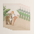 The Lady and the Tiger Wrapping Paper Gallery Image 3