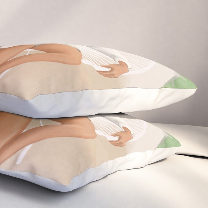 The Lady and the Tiger Pillow Sham Gallery Image 3