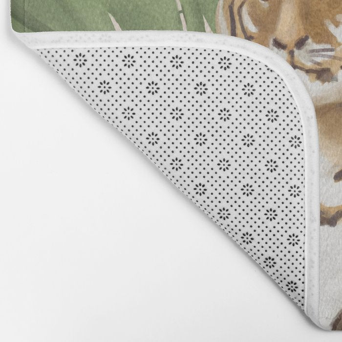 The Lady and the Tiger Bath Mat Gallery Image 2