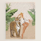 The Lady and the Tiger Jigsaw Puzzle Gallery Image 1
