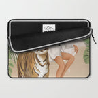The Lady and the Tiger Laptop Sleeve Gallery Image 2