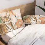 The Lady and the Tiger Pillow Sham Gallery Image 2