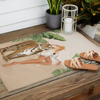 The Lady and the Tiger Outdoor Rug Gallery Image 2