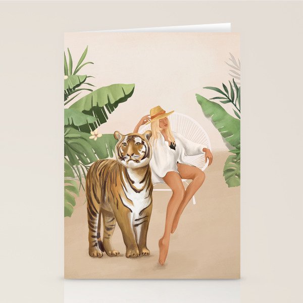 The Lady and the Tiger Stationery Card Gallery Image 2