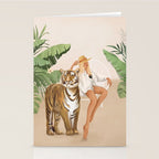 The Lady and the Tiger Stationery Card Gallery Image 2