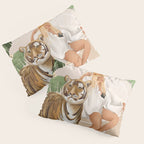 The Lady and the Tiger Pillow Sham Gallery Image 3
