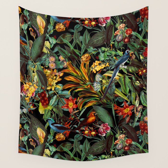 Birds World II Wall Tapestry Gallery Image 1