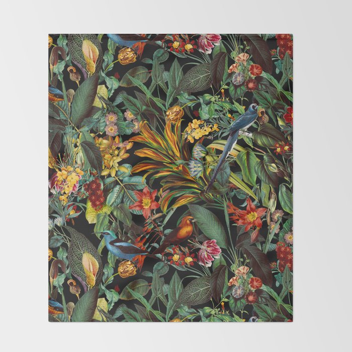 Birds World II Throw Blanket Gallery Image 2