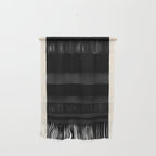 Simple Elegant Minimalist Frame Pattern II in Black and Almond Cream Wall Hanging Gallery Image 1