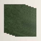 Luxury Moss Green Rippled Moiré Pattern Wrapping Paper Gallery Image 3