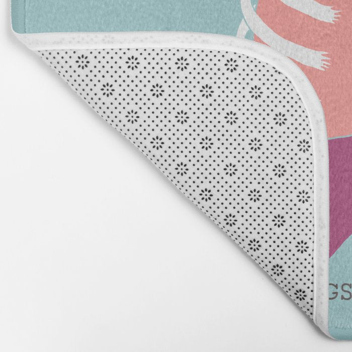 Hugs keep us alive Bath Mat Gallery Image 2