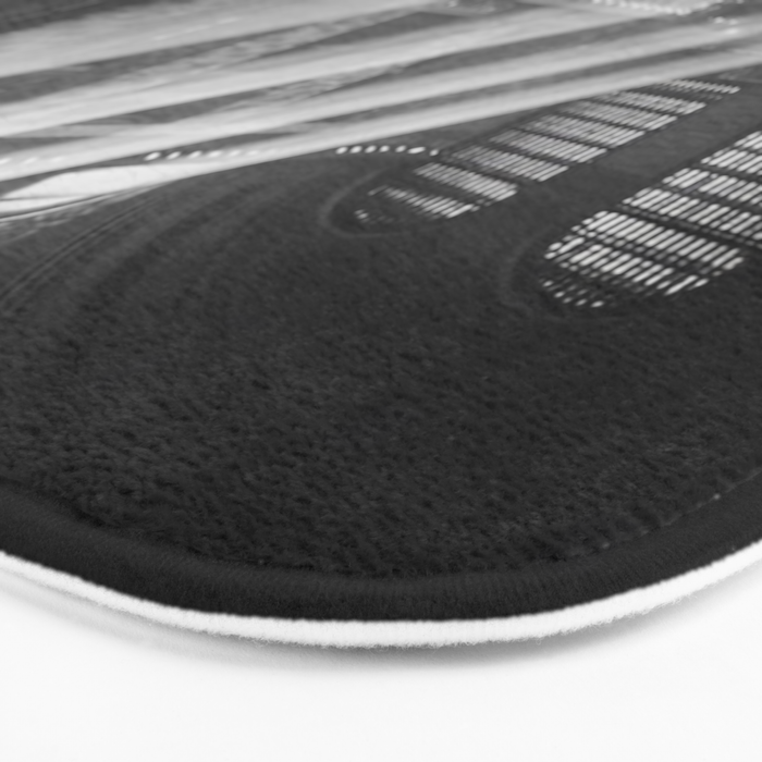 New York Grand Central Train Station Terminal Black and White Photography Print Bath Mat Gallery Image 3