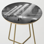 New York Grand Central Train Station Terminal Black and White Photography Print Side Table Gallery Image 2