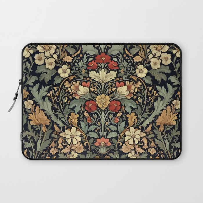 Floralia Vintage Bloom Laptop Sleeve Gallery Image 1