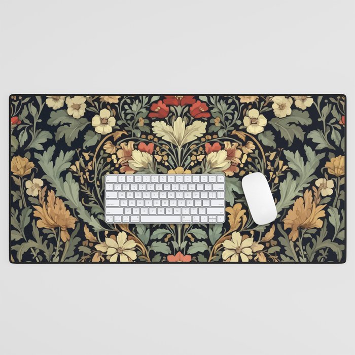 Floralia Vintage Bloom Desk Mat Gallery Image 1