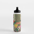 Woman reading on balcony Water Bottle Gallery Image 3