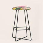 Woman reading on balcony Stool Gallery Image 1