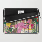 Woman reading on balcony Laptop Sleeve Gallery Image 2