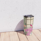 Woman reading on balcony Travel Mug Gallery Image 4