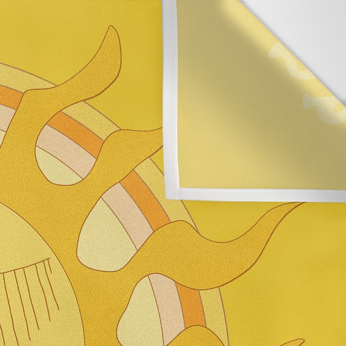 you are the sun // retro sunshine art by surfy birdy Wall Tapestry Gallery Image 3