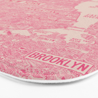 New York map Bath Mat Gallery Image 3