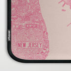 New York map Laptop Sleeve Gallery Image 3