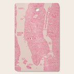 New York map Cutting Board Gallery Image 1