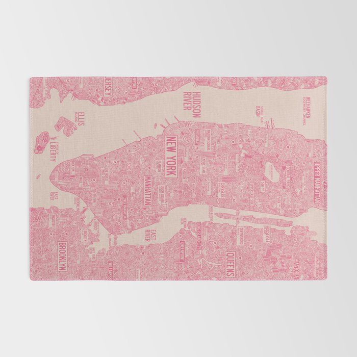 New York map Rug Gallery Image 2
