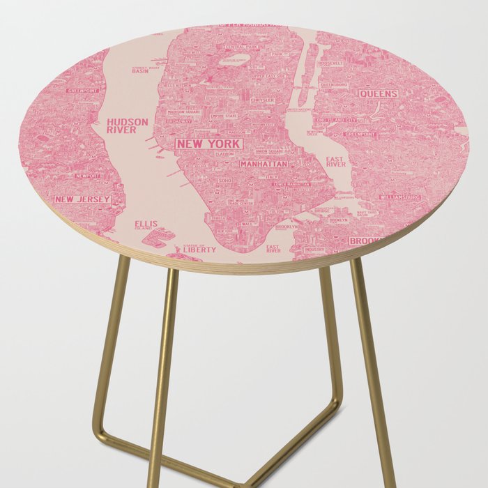 New York map Side Table Gallery Image 2