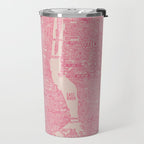 New York map Travel Mug Gallery Image 2