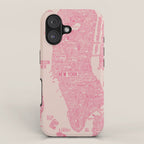 New York map iPhone Case Gallery Image 1