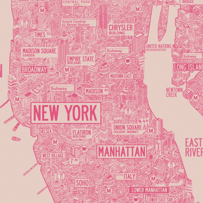 New York map Coffee Mug Gallery Image 2