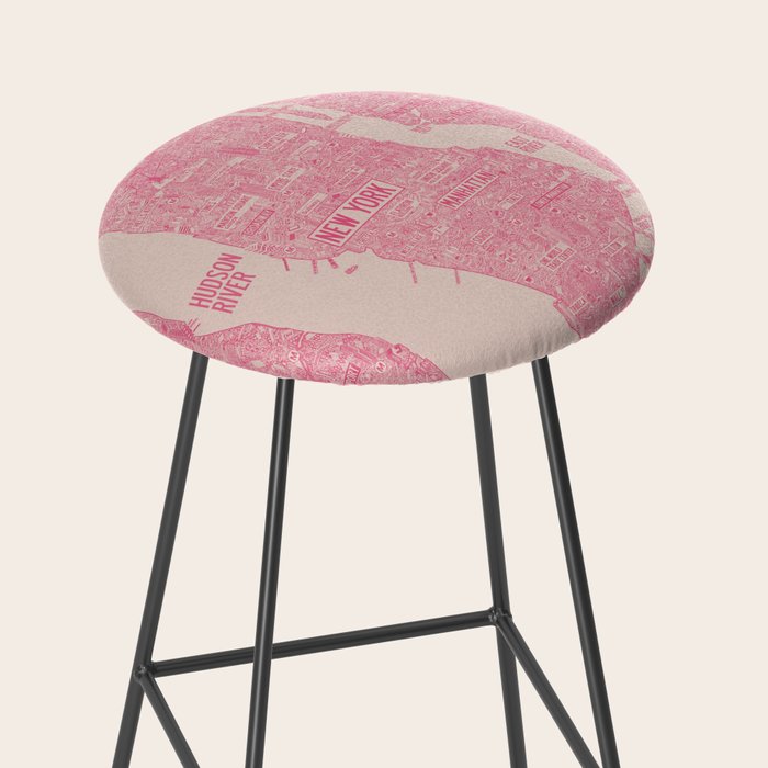 New York map Stool Gallery Image 2