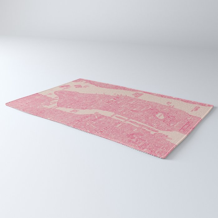 New York map Rug Gallery Image 3