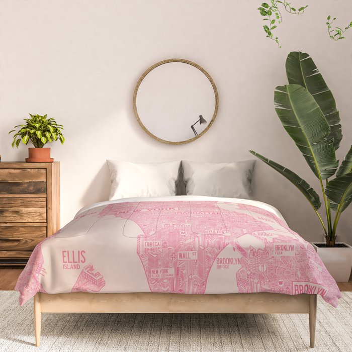 New York map Comforter Gallery Image 3