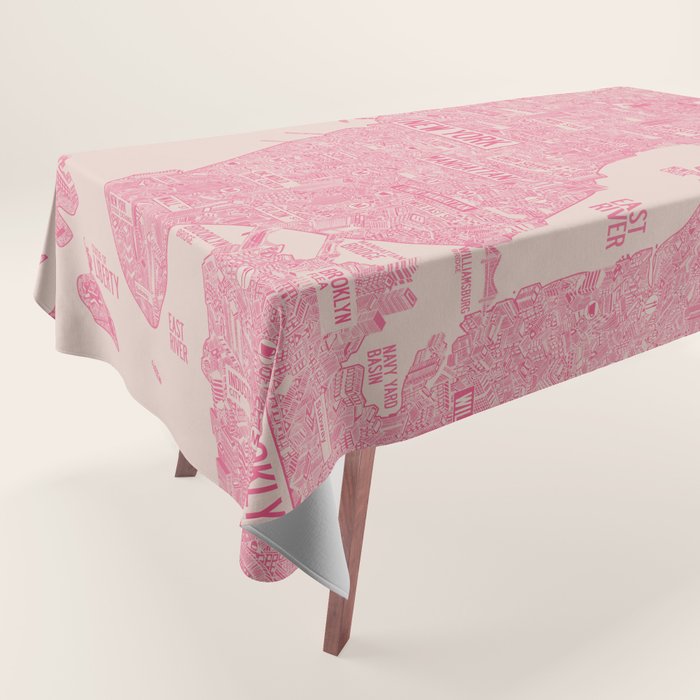 New York map Tablecloth Gallery Image 1