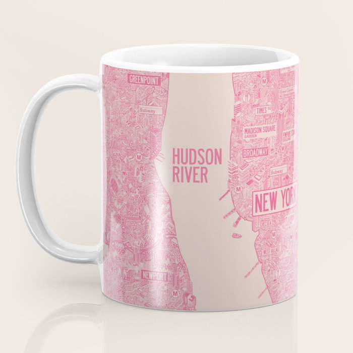New York map Coffee Mug Gallery Image 3