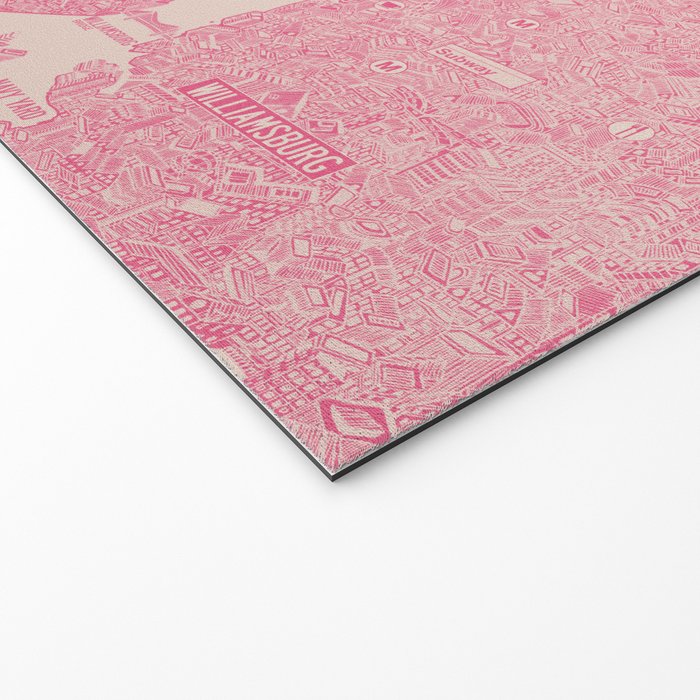 New York map Welcome Mat Gallery Image 2