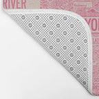 New York map Bath Mat Gallery Image 2
