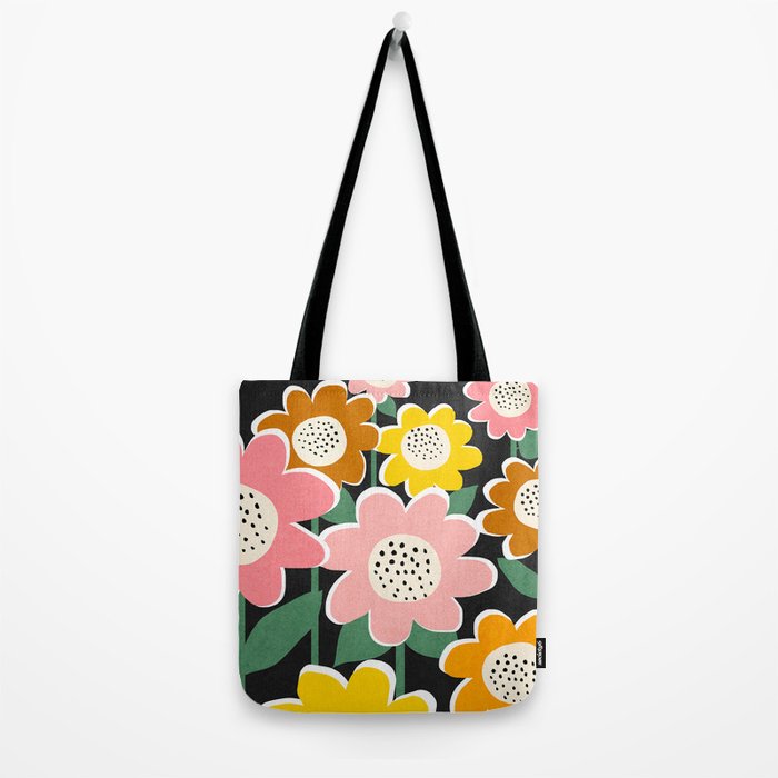 Flowerscape - night Tote Bag Gallery Image 2