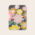 Flowerscape - night Bath Mat Gallery Image 1