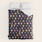 Jellyfish Day - dark Duvet Cover Gallery Image 6