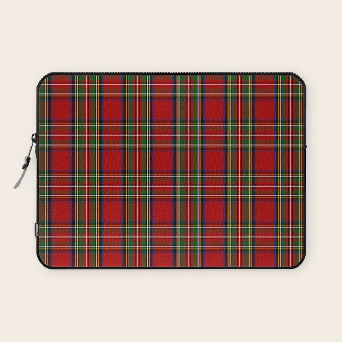 Festive Tartan Laptop Sleeve Gallery Image 1