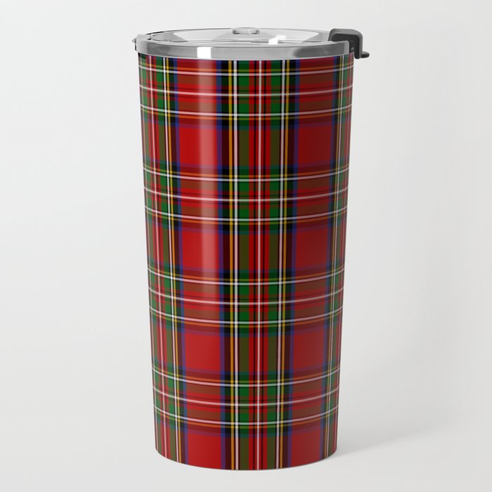 Festive Tartan Travel Mug Gallery Image 2