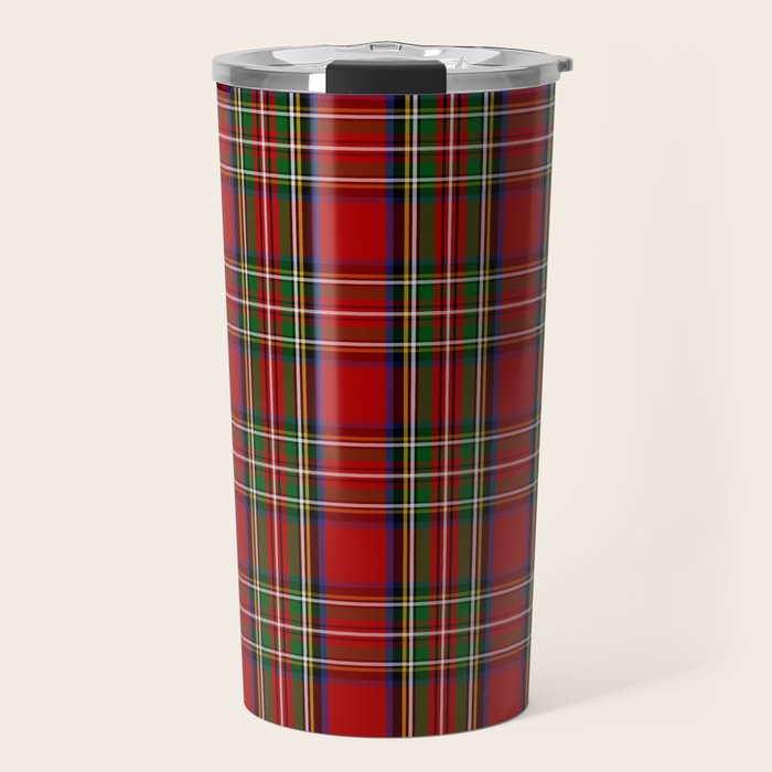Festive Tartan Travel Mug Gallery Image 1