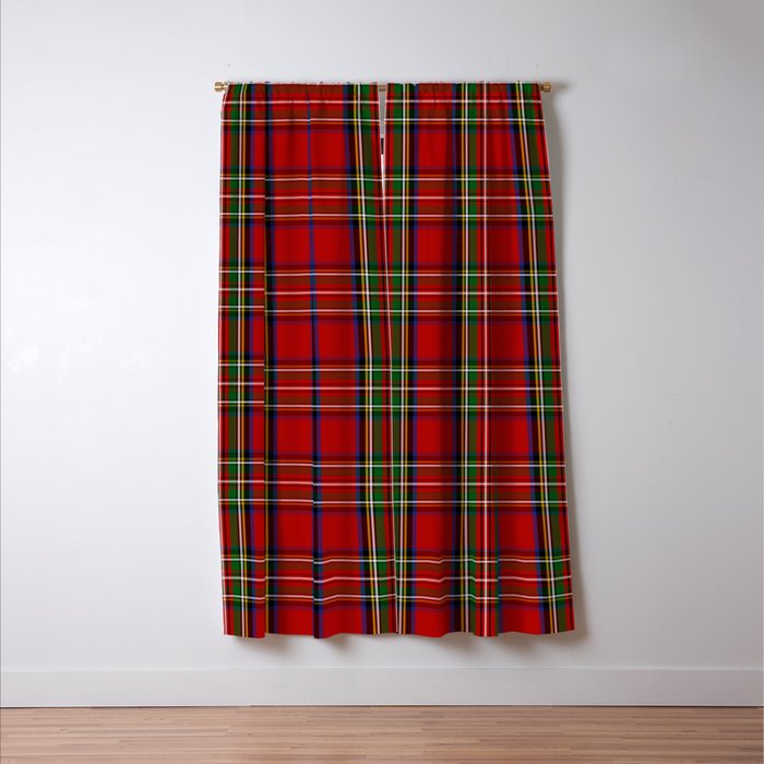 Festive Tartan Window Curtain Gallery Image 3