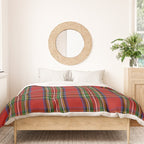 Festive Tartan Duvet Cover Gallery Image 3