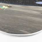 Cosmic Golf Bath Mat Gallery Image 3