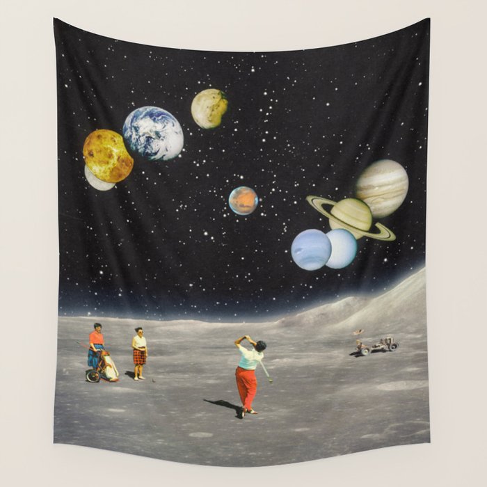 Cosmic Golf Wall Tapestry Gallery Image 4